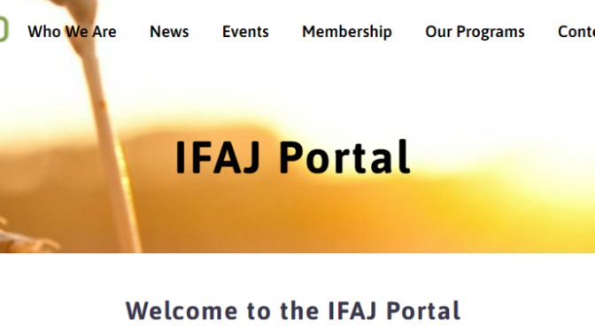 Tilgang til IFAJ Portal